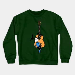 Guitar girl Crewneck Sweatshirt